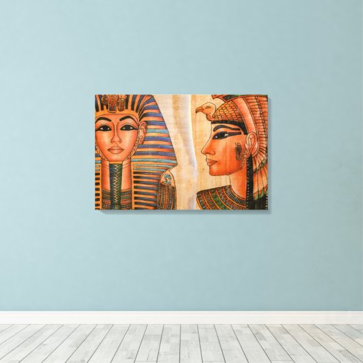 Impression de toile d'Egypte ancienne (Insitu (Plancher de Bois))