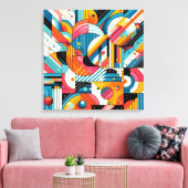 Impression de toile d'étirement - Art géométrique  (Insitu(Salon))