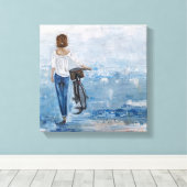 Impression de toile d'huile d'origine sur toile (Insitu (Plancher de Bois))