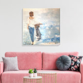 Impression de toile d'huile d'origine sur toile (Insitu(Salon))