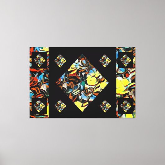 Impression de toile d'oeillet Abstraite avec rêve (Recto)