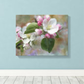 Impression de toile Dreamy Apple Blossoms (Insitu (Plancher de Bois))