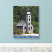 Impression de toile du phare de Grand Island East  (Insitu (Plancher de Bois))