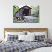 Impression de toile du pont couvert de la crique d (Insitu(Chambre))