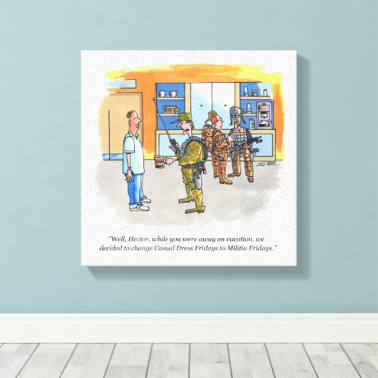 Impression de toile du vendredi de la milice (Insitu (Plancher de Bois))