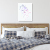 Impression de toile Échos d'émotion (Insitu(Chambre))