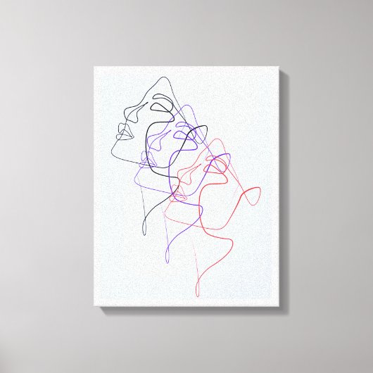 Impression de toile Échos d'émotion (Recto)