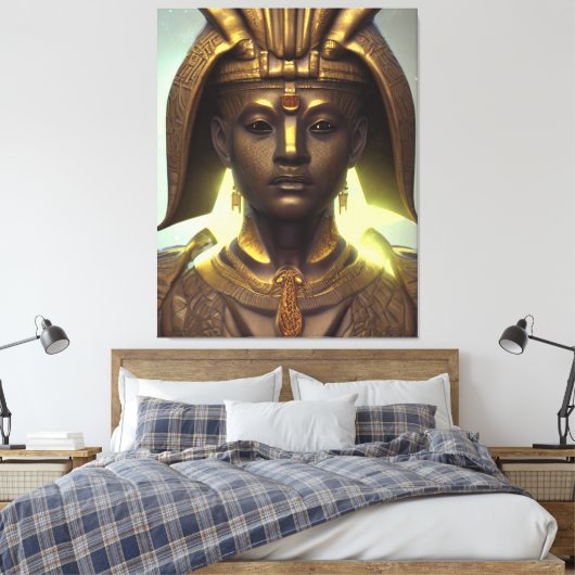 Impression de toile égyptienne Osiris (Insitu(Chambre))