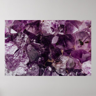 impression de toile en cristaux violets