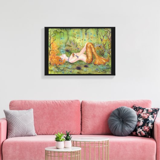 Impression de toile enrobée de sirène à la dérive  (Insitu(Salon))