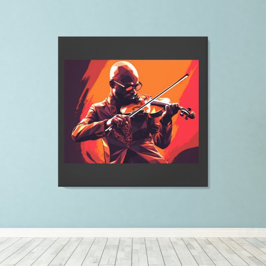 Impression de toile enroulée Faux (Insitu (Plancher de Bois))