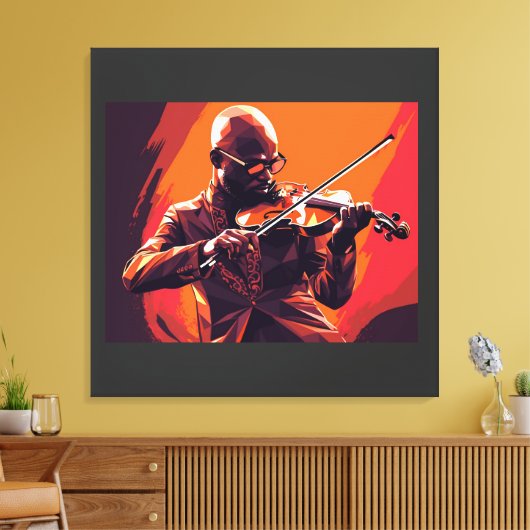 Impression de toile enroulée Faux (Insitu(Salon))