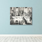Impression de toile enveloppée "La Dernière Cène" (Insitu (Plancher de Bois))