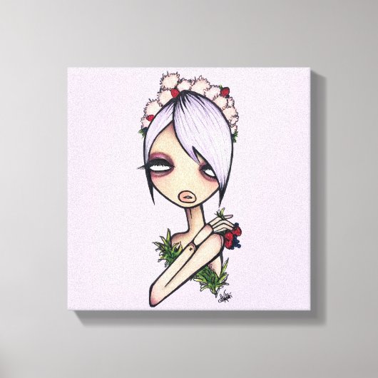 Impression de toile enveloppée NikkiFresh 12 po x  (Recto)