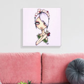 Impression de toile enveloppée NikkiFresh 12 po x  (Insitu(Salon))