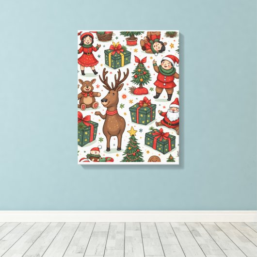 Impression de toile étirée (Insitu (Plancher de Bois))