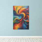 Impression de toile étirée (Insitu (Plancher de Bois))