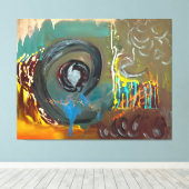 Impression de toile étirée (Insitu (Plancher de Bois))