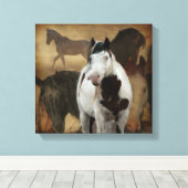 Impression de toile étirée (Insitu (Plancher de Bois))