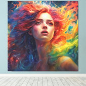 Impression de toile étirée (Insitu (Plancher de Bois))