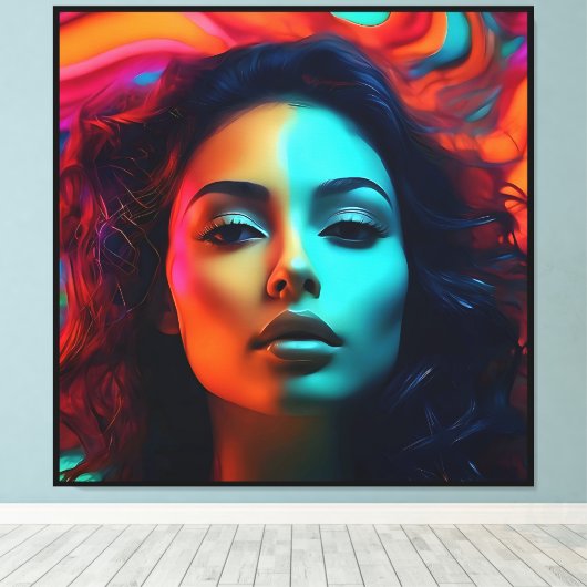 Impression de toile étirée (Insitu (Plancher de Bois))