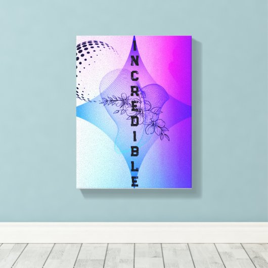 Impression de toile étirée (Insitu (Plancher de Bois))