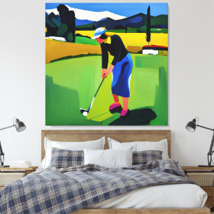 Impression de toile étirée