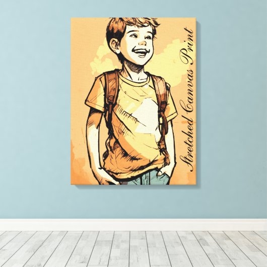 Impression de toile étirée (Insitu (Plancher de Bois))