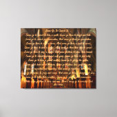 Impression de toile étirée (Recto)