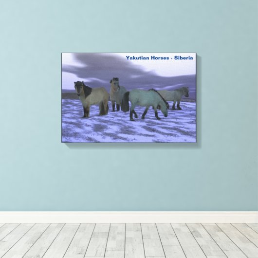 Impression de toile étirée (Insitu (Plancher de Bois))