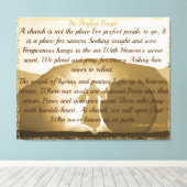 Impression de toile étirée (Insitu (Plancher de Bois))