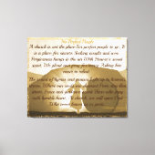 Impression de toile étirée (Recto)