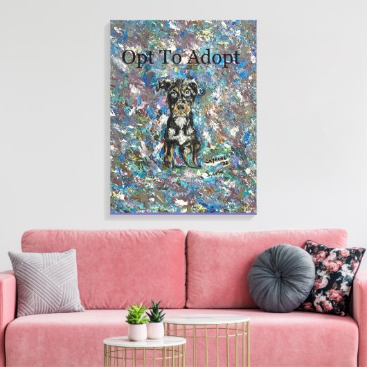 Impression de toile étirée (Insitu(Salon))