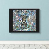 Impression de toile étirée (Insitu (Plancher de Bois))