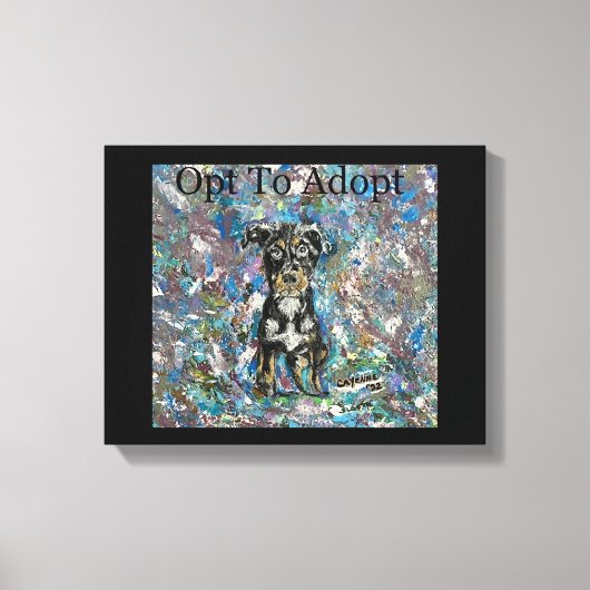 Impression de toile étirée (Recto)