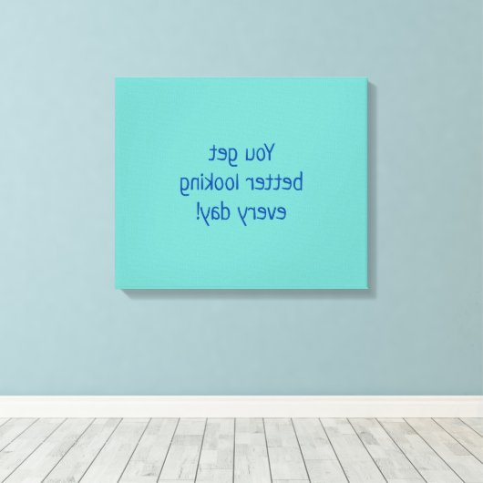 Impression de toile étirée (Insitu (Plancher de Bois))