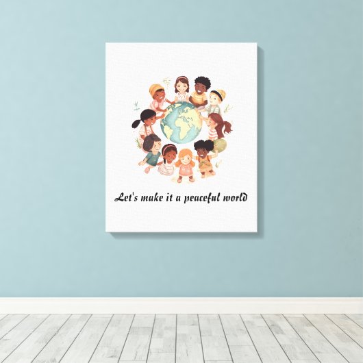 Impression de toile étirée (Insitu (Plancher de Bois))