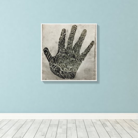 Impression de toile étirée (Insitu (Plancher de Bois))