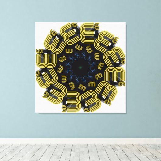 Impression de toile étirée (Insitu (Plancher de Bois))