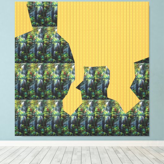 Impression de toile étirée (Insitu (Plancher de Bois))