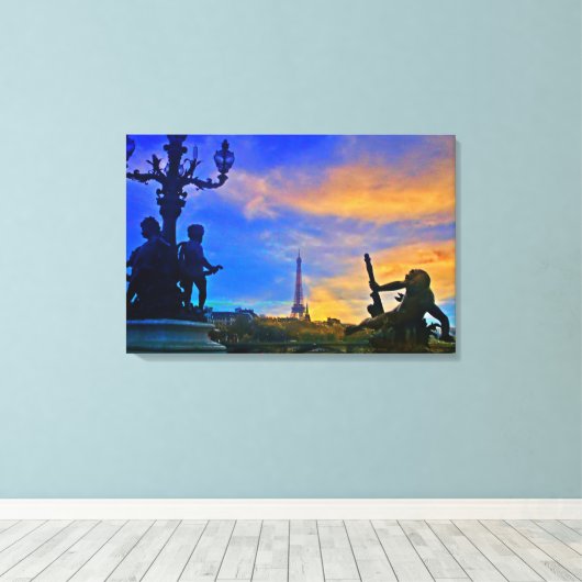 Impression de toile étirée (Insitu (Plancher de Bois))