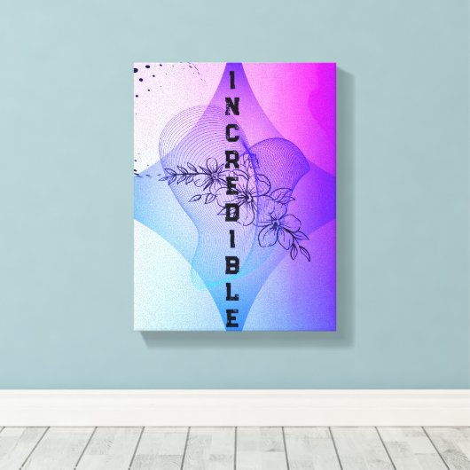 Impression de toile étirée (Insitu (Plancher de Bois))