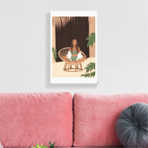 Impression de toile étirée