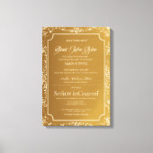 Impression de toile étirée (Recto)