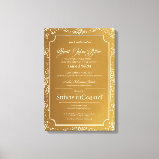 Impression de toile étirée (Recto)