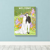 Impression de toile étirée (Insitu (Plancher de Bois))