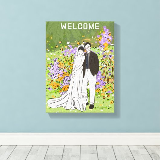 Impression de toile étirée (Insitu (Plancher de Bois))