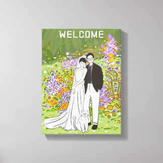 Impression de toile étirée