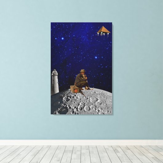 Impression de toile étirée (Insitu (Plancher de Bois))