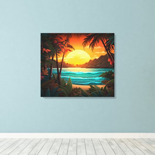 Impression de toile étirée (Insitu (Plancher de Bois))